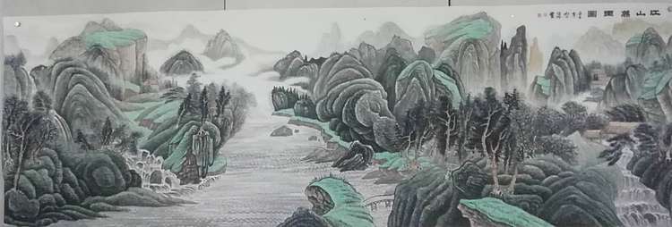 焦同洲 江山万里图
