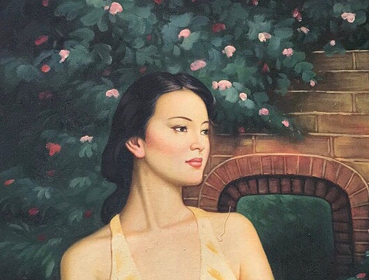 陈一茗 《捧花女子》