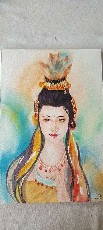 永遇乐 水彩