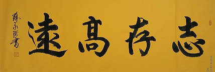 中国书画家协会会员 苏永强 书法作品 志存高远