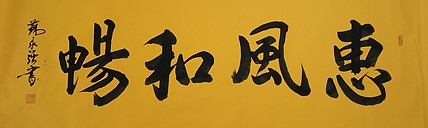 中国书画家协会会员 苏永强 书法作品 惠风和畅