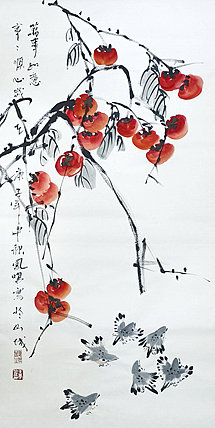 贵州著名画家 王孝华 精品花鸟