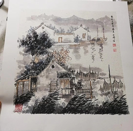 艺品万家签约青年画家 方婷作品