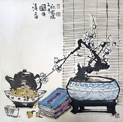贵州著名画家 王孝华 精品花鸟