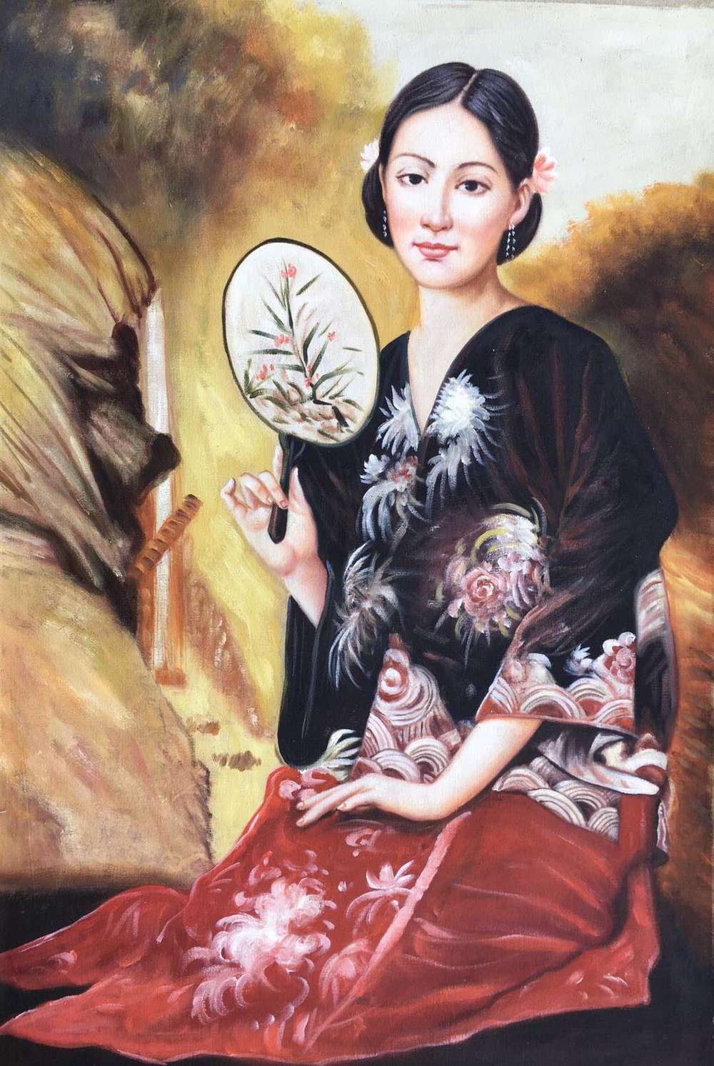 陈一茗,生于福建,1996年研修于中央美术学院油画系,中国当代唯美写意