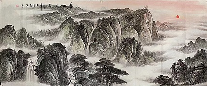 亚涵 泰山日出