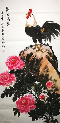 中国国画家协会理事 著名艺术家 谢长虹 花鸟画作品
