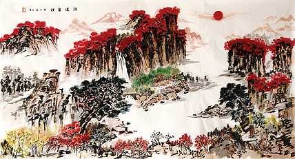 王铭海国展班画家 贾海峰 原创作品