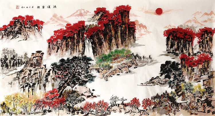 王铭海国展班画家 贾海峰 原创作品