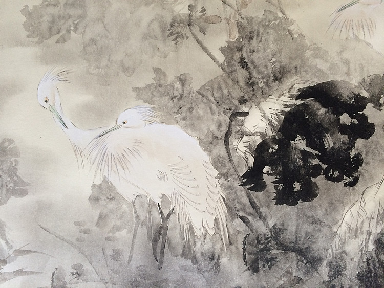 河南美协会员 许国营 秋露 国画作品