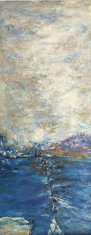 黄振能手绘油画作品巜印象无极》