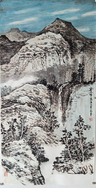 王铭海国展班李元峰 精品山水