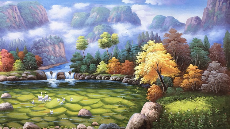 北京东方油画创作院副院长  陈一茗 《  风景如画》01