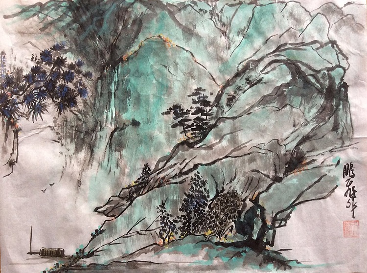 职业书画家 羽翔 山水