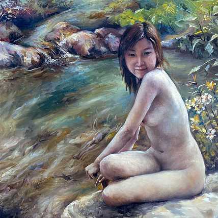 黄伟能 油画人物