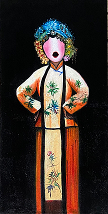 黄伟能 油画人物
