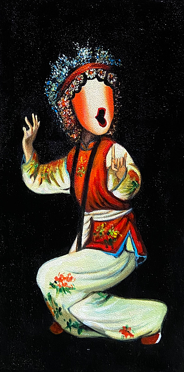 黄伟能 油画人物