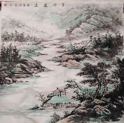 著名画家 刘玥宏  富鸿吉祥