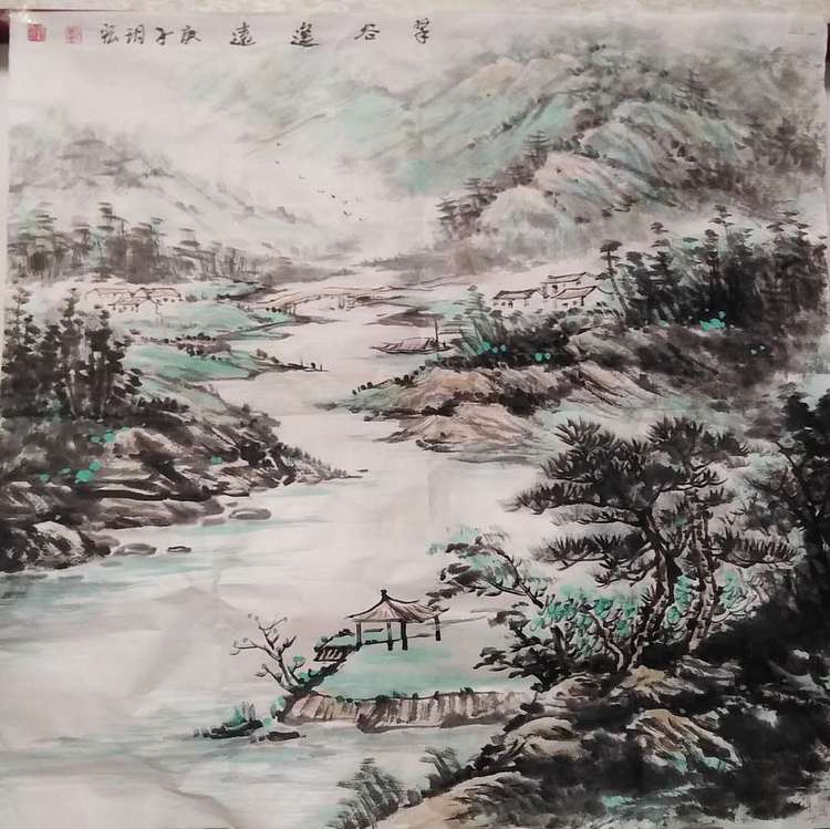 著名画家 刘玥宏  富鸿吉祥