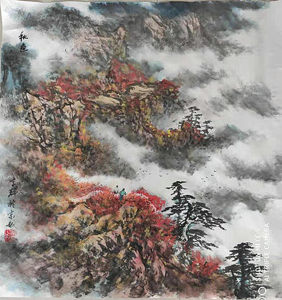 中国写意楼阁山水画派传承人 宋京辉 精品山水