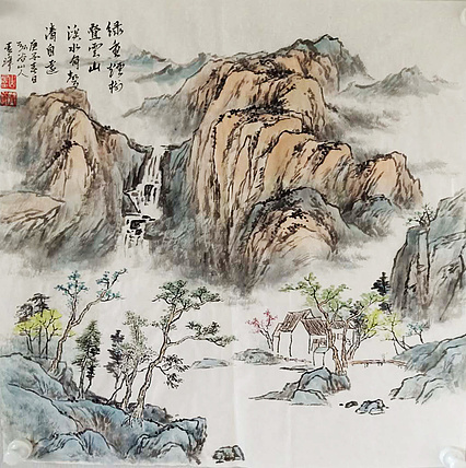 专业委员 太原市美术家协会会员 朱青峰 山水作品