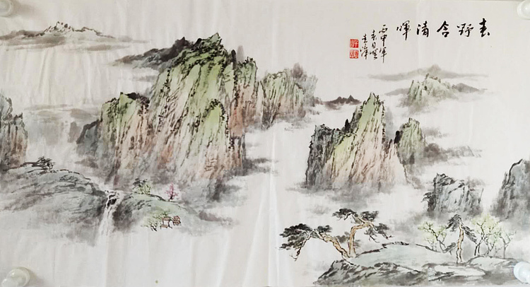 专业委员 太原市美术家协会会员 朱青峰 山水作品