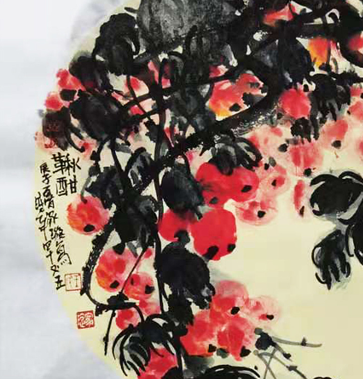 河北省美术家协会会员 王家璇 软片卡纸 花鸟系列