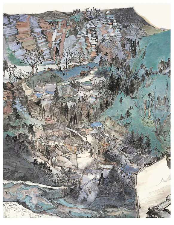 中美协会员（8分）安徽美协会员  国展精品大创作 有合影