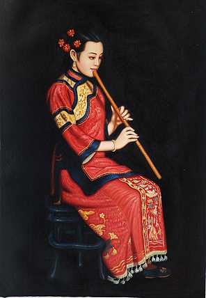青年油画家 黄紫兰 b512