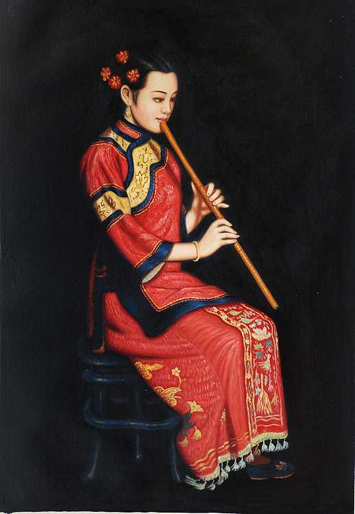 青年油画家 黄紫兰 b512