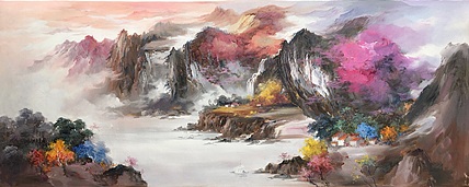 北京东方油画创作院副院长陈一茗 江河57