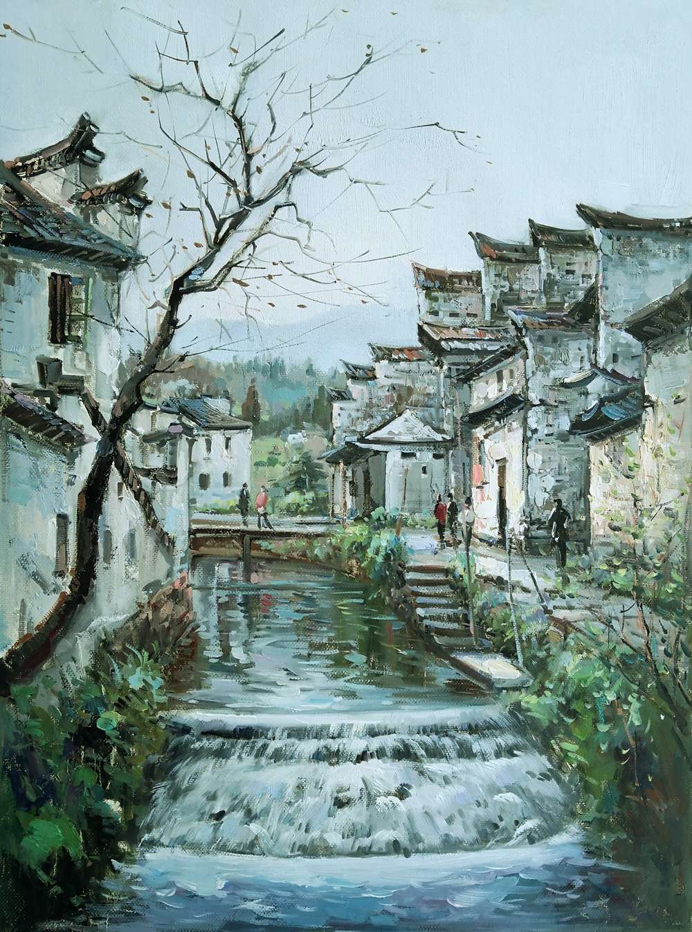 全球杰出华人油画家协会理事长 刘春建 原创油画