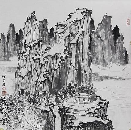 国家画院画家 岳增光 有合影视频