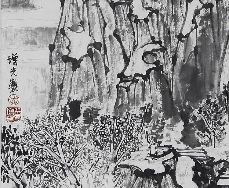 国家画院画家 岳增光 有合影视频