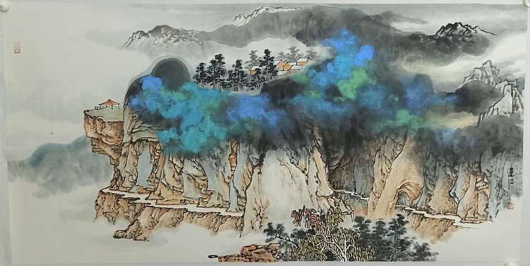 中国美术家协会会员  马连德 有合影
