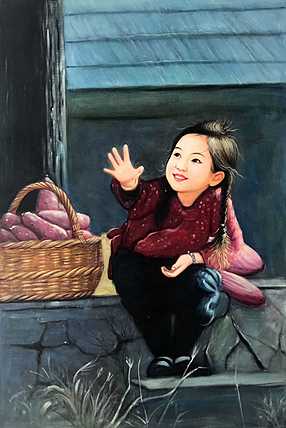 青年油画家 黄紫兰 精品油画