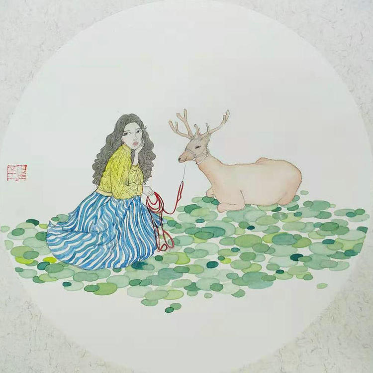 云南师范大学国画系硕士 霍金 精品人物