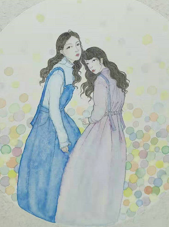 云南师范大学国画系硕士 霍金 精品人物