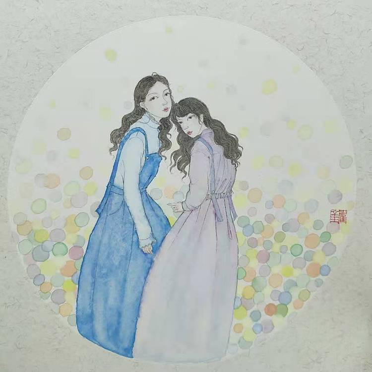云南师范大学国画系硕士 霍金 精品人物