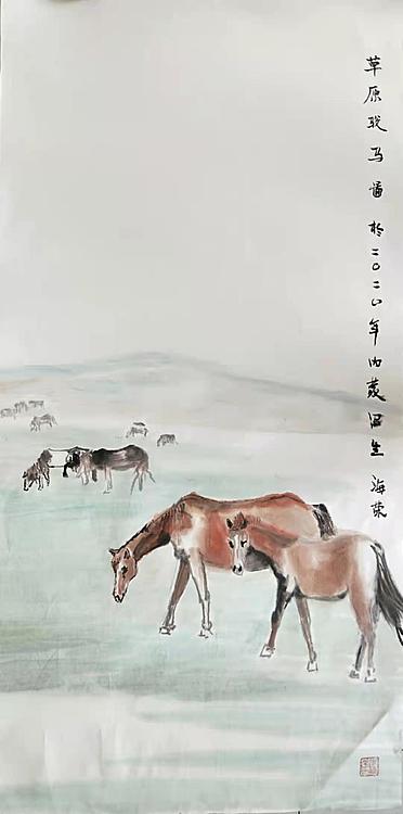 新入住平台职业画家王海荣作品50元起惠民