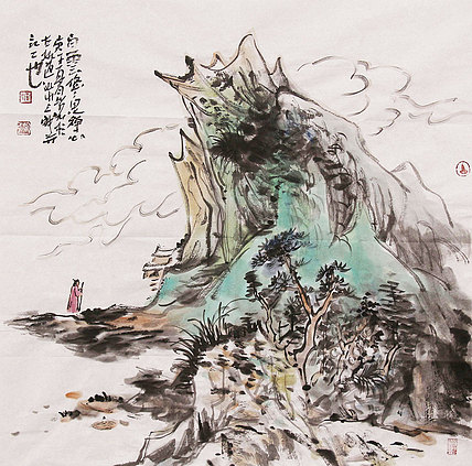 甘肃省美术家协会会员 贾紫弘 山水