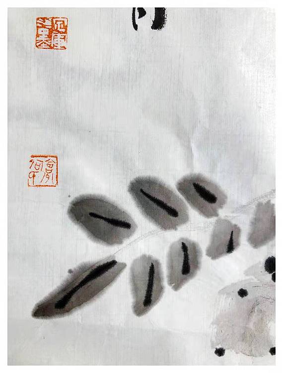 何定军写意国画