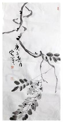 何定军写意国画