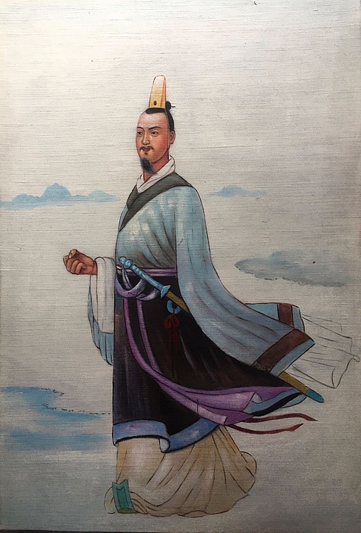 张嘉應手绘油画作品《英雄》