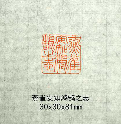 燕雀安知鸿鹄之志