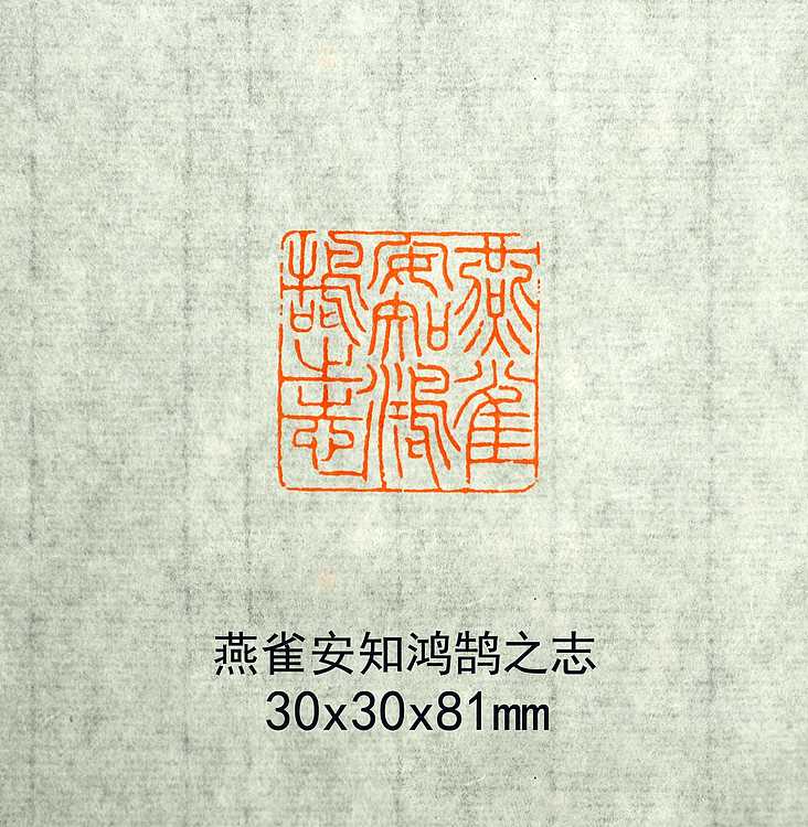 燕雀安知鸿鹄之志
