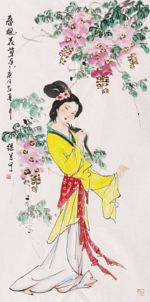 国家一级美术师 刘继兰人物作品