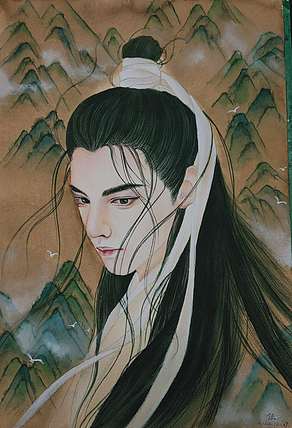 永遇乐 水彩 惊鸿
