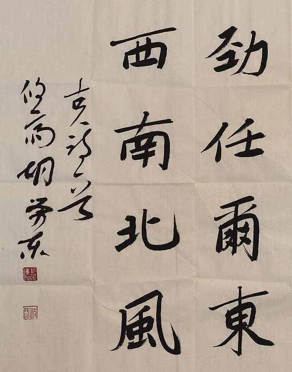 盐城市书协理事 胡荣东