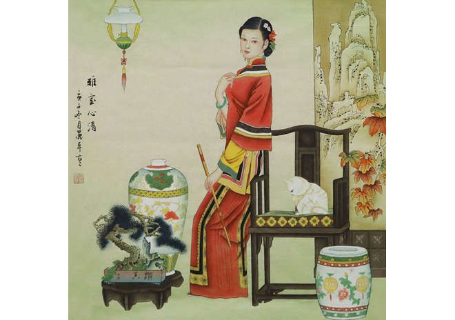 画家 诸葛丽平精品创作